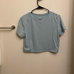 Baby Blue Crop Top